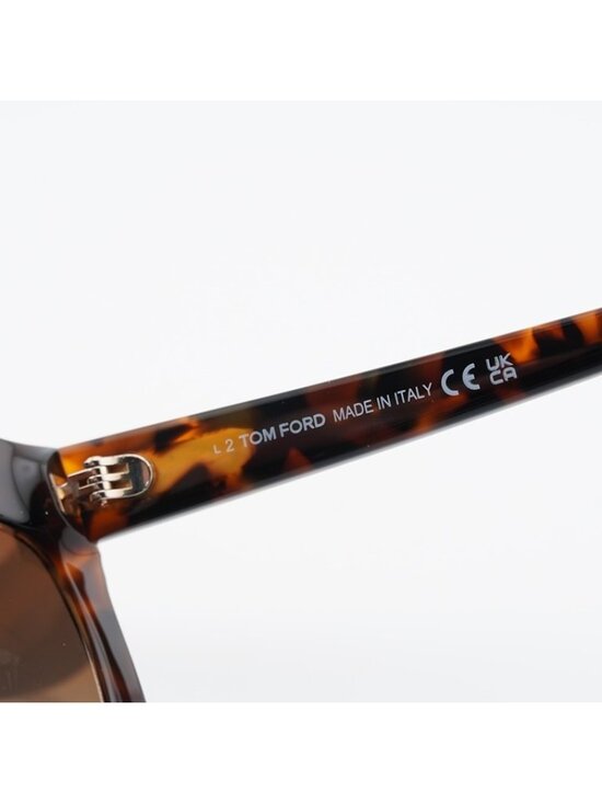 Tom Ford Doris FT1112 53G Sunglasses Havana Cat Eye Frame, Brown Lenses main image 6